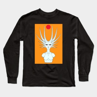 The statue of sorrow and the desert Long Sleeve T-Shirt